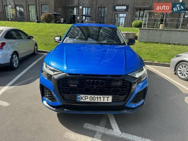 Синий Ауди RS Q8, объемом двигателя 4 л и пробегом 51 тыс. км за 92500 $, фото 1 на Automoto.ua