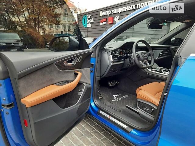 Синий Ауди RS Q8, объемом двигателя 4 л и пробегом 22 тыс. км за 119900 $, фото 8 на Automoto.ua