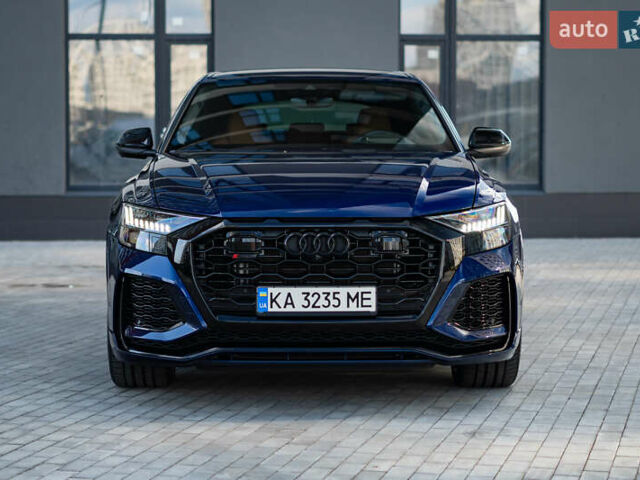 Синий Ауди RS Q8, объемом двигателя 4 л и пробегом 70 тыс. км за 96000 $, фото 3 на Automoto.ua