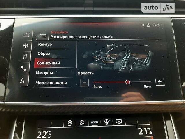 Синий Ауди RS Q8, объемом двигателя 4 л и пробегом 22 тыс. км за 119900 $, фото 20 на Automoto.ua