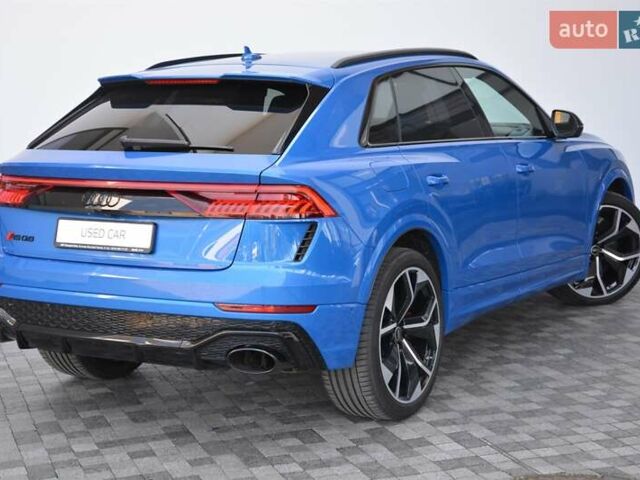 Синий Ауди RS Q8, объемом двигателя 4 л и пробегом 139 тыс. км за 90000 $, фото 2 на Automoto.ua