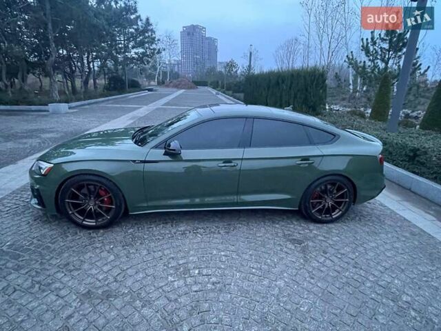 Зеленый Ауди S5 Sportback, объемом двигателя 3 л и пробегом 45 тыс. км за 51200 $, фото 3 на Automoto.ua