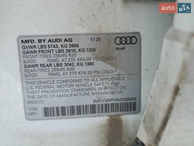 Білий Ауді SQ5, об'ємом двигуна 3 л та пробігом 111 тис. км за 17900 $, фото 12 на Automoto.ua