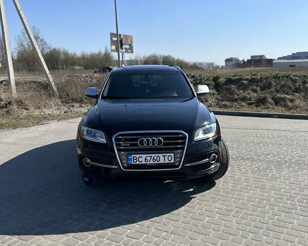 Черный Ауди SQ5, объемом двигателя 3 л и пробегом 343 тыс. км за 18500 $, фото 1 на Automoto.ua