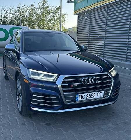 Синий Ауди SQ5, объемом двигателя 3 л и пробегом 130 тыс. км за 35800 $, фото 4 на Automoto.ua