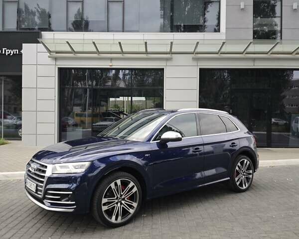 Синий Ауди SQ5, объемом двигателя 3 л и пробегом 80 тыс. км за 39500 $, фото 1 на Automoto.ua