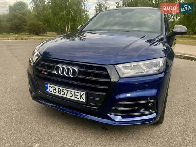 Синий Ауди SQ5, объемом двигателя 3 л и пробегом 28 тыс. км за 36900 $, фото 2 на Automoto.ua