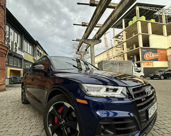 Синий Ауди SQ5, объемом двигателя 3 л и пробегом 82 тыс. км за 38500 $, фото 2 на Automoto.ua