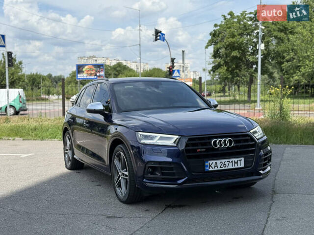 Синий Ауди SQ5, объемом двигателя 3 л и пробегом 42 тыс. км за 53500 $, фото 5 на Automoto.ua
