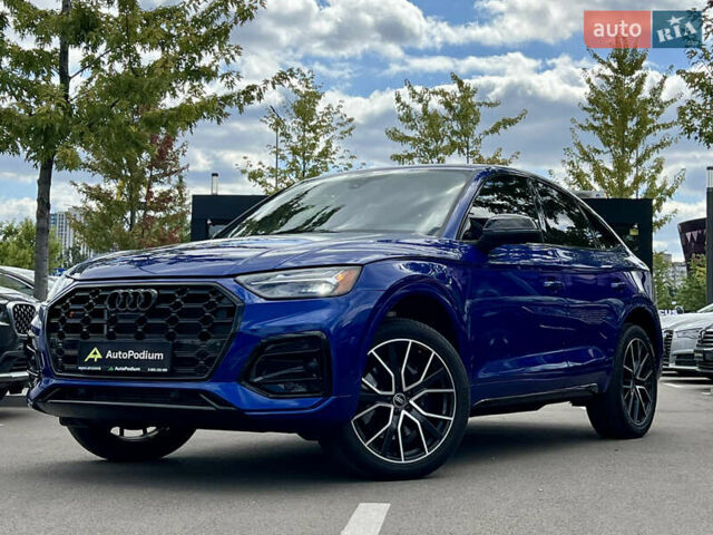 Синий Ауди SQ5, объемом двигателя 3 л и пробегом 57 тыс. км за 42800 $, фото 2 на Automoto.ua