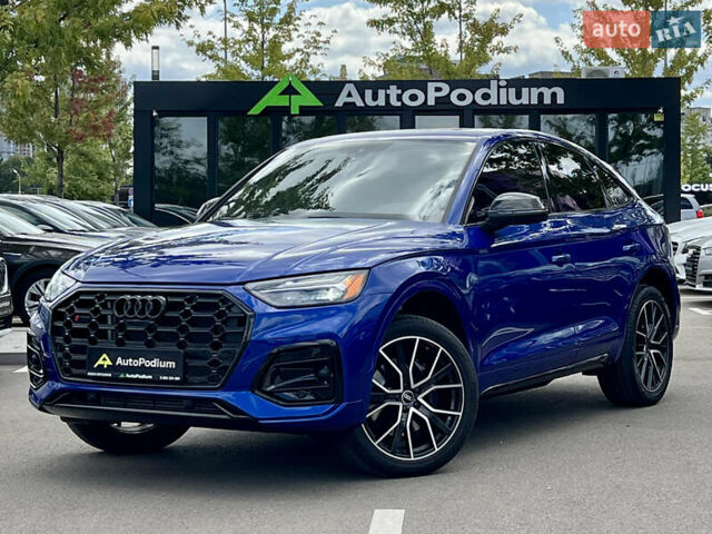 Ауди SQ5 2021 в Киеве на Automoto.ua Синий Ауди SQ5, объемом двигателя 3 л и пробегом 57 тыс. км за 41500 $, фото 8 на Automoto.ua