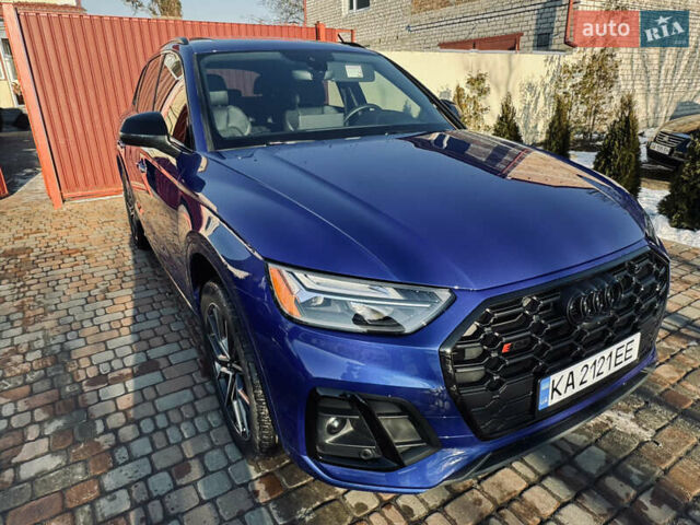 Синий Ауди SQ5, объемом двигателя 3 л и пробегом 49 тыс. км за 38500 $, фото 1 на Automoto.ua