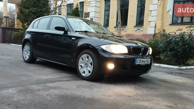 Черный БМВ 1 Серия, объемом двигателя 2 л и пробегом 205 тыс. км за 5600 $, фото 1 на Automoto.ua