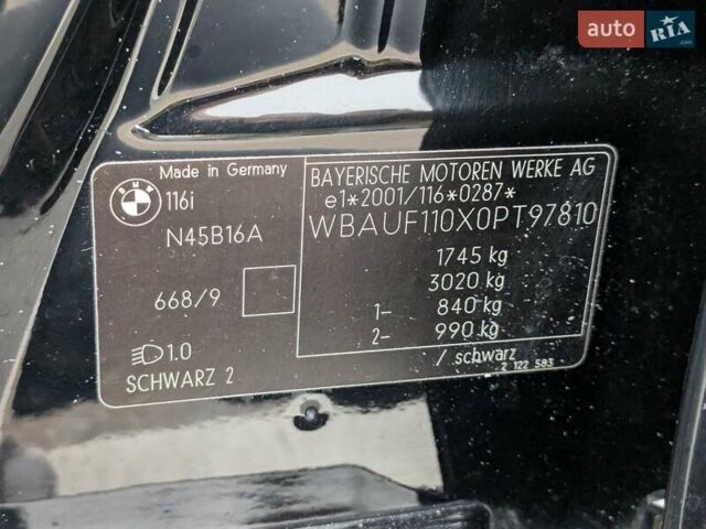 Чорний БМВ 1 Серія, об'ємом двигуна 1.6 л та пробігом 238 тис. км за 6400 $, фото 32 на Automoto.ua