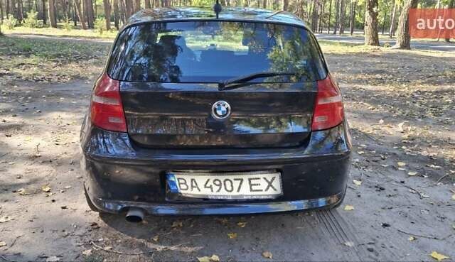 Черный БМВ 1 Серия, объемом двигателя 2 л и пробегом 322 тыс. км за 7200 $, фото 1 на Automoto.ua