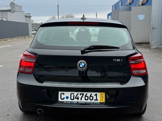 Черный БМВ 1 Серия, объемом двигателя 1.6 л и пробегом 115 тыс. км за 11400 $, фото 5 на Automoto.ua