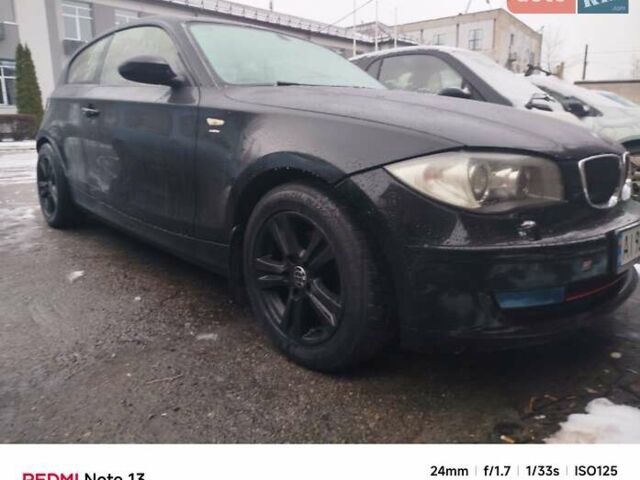 Черный БМВ 1 Серия, объемом двигателя 2 л и пробегом 227 тыс. км за 6200 $, фото 1 на Automoto.ua
