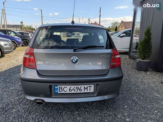 Серый БМВ 1 Серия, объемом двигателя 2 л и пробегом 207 тыс. км за 6300 $, фото 6 на Automoto.ua