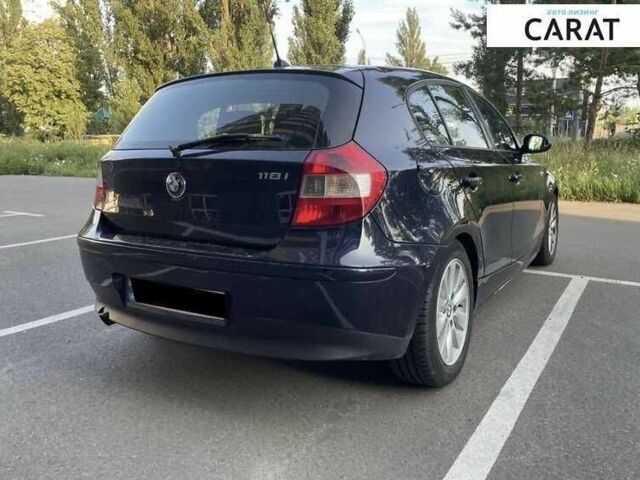 Синий БМВ 1 Серия, объемом двигателя 2 л и пробегом 217 тыс. км за 5400 $, фото 2 на Automoto.ua