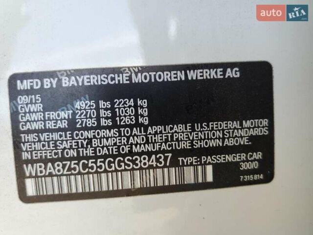 Білий БМВ 3 Серія ГТ, об'ємом двигуна 2 л та пробігом 87 тис. км за 3100 $, фото 11 на Automoto.ua