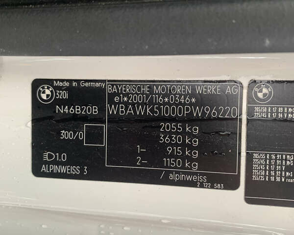 Белый БМВ 3 Серия, объемом двигателя 2 л и пробегом 139 тыс. км за 8500 $, фото 8 на Automoto.ua