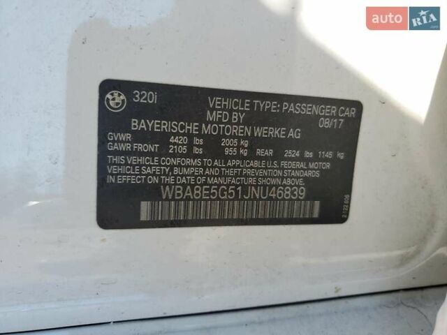 Белый БМВ 3 Серия, объемом двигателя 2 л и пробегом 91 тыс. км за 3300 $, фото 12 на Automoto.ua