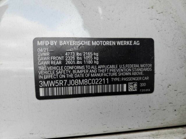 Белый БМВ 3 Серия, объемом двигателя 2 л и пробегом 68 тыс. км за 6900 $, фото 11 на Automoto.ua