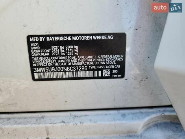 Белый БМВ 3 Серия, объемом двигателя 0 л и пробегом 1 тыс. км за 13000 $, фото 12 на Automoto.ua