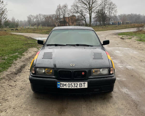 Черный БМВ 3 Серия, объемом двигателя 2.5 л и пробегом 360 тыс. км за 5300 $, фото 1 на Automoto.ua