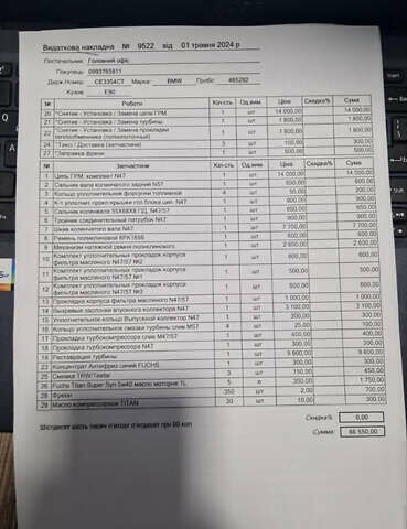 Черный БМВ 3 Серия, объемом двигателя 2 л и пробегом 289 тыс. км за 11794 $, фото 17 на Automoto.ua