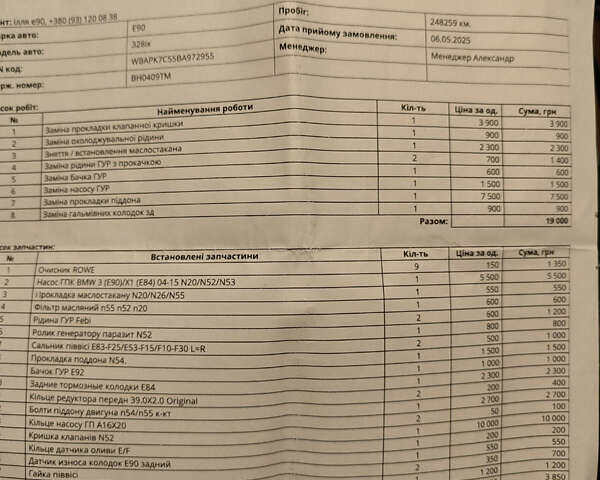 Черный БМВ 3 Серия, объемом двигателя 3 л и пробегом 252 тыс. км за 8000 $, фото 11 на Automoto.ua