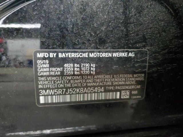 Черный БМВ 3 Серия, объемом двигателя 2 л и пробегом 44 тыс. км за 9000 $, фото 11 на Automoto.ua