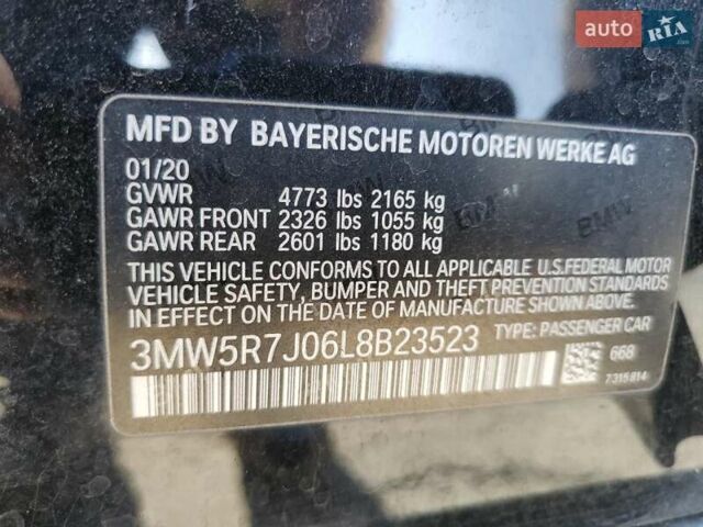 БМВ 3 Серия 2020 в Киеве на Automoto.ua Черный БМВ 3 Серия, объемом двигателя 2 л и пробегом 134 тыс. км за 10700 $, фото 11 на Automoto.ua