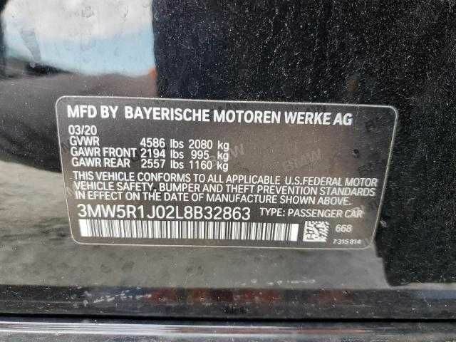Чорний БМВ 3 Серія, об'ємом двигуна 2 л та пробігом 31 тис. км за 11500 $, фото 11 на Automoto.ua