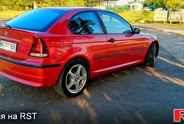 Красный БМВ 3 Серия, объемом двигателя 1.8 л и пробегом 230 тыс. км за 2999 $, фото 6 на Automoto.ua