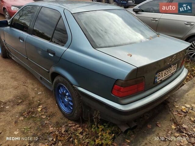 Серый БМВ 3 Серия, объемом двигателя 1.6 л и пробегом 501 тыс. км за 2500 $, фото 2 на Automoto.ua