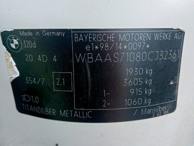 Серый БМВ 3 Серия, объемом двигателя 2 л и пробегом 302 тыс. км за 4300 $, фото 4 на Automoto.ua