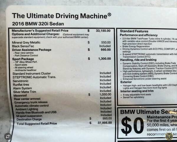 Сірий БМВ 3 Серія, об'ємом двигуна 2 л та пробігом 175 тис. км за 15999 $, фото 25 на Automoto.ua