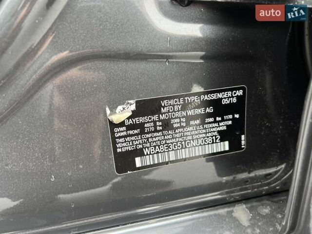 БМВ 3 Серия 2016 в Киеве на Automoto.ua Серый БМВ 3 Серия, объемом двигателя 2 л и пробегом 101 тыс. км за 19500 $, фото 47 на Automoto.ua