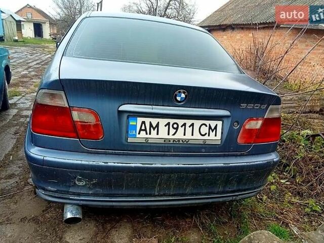Синий БМВ 3 Серия, объемом двигателя 2 л и пробегом 325 тыс. км за 3700 $, фото 2 на Automoto.ua