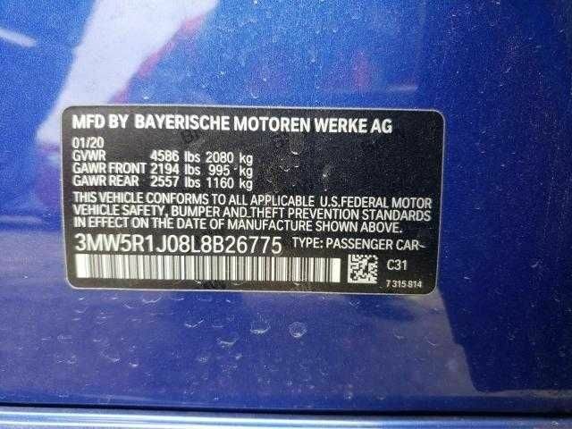 Синий БМВ 3 Серия, объемом двигателя 2 л и пробегом 106 тыс. км за 28000 $, фото 11 на Automoto.ua