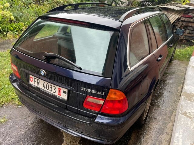 Синий БМВ 3 Серия, объемом двигателя 2.5 л и пробегом 299 тыс. км за 3863 $, фото 4 на Automoto.ua