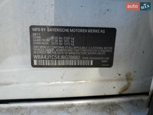 Білий БМВ 4 Серія, об'ємом двигуна 0 л та пробігом 80 тис. км за 8900 $, фото 12 на Automoto.ua
