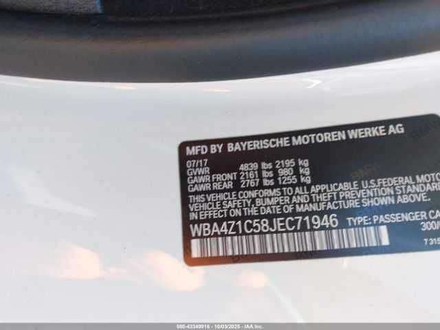 Белый БМВ 4 Серия, объемом двигателя 2 л и пробегом 104 тыс. км за 4500 $, фото 8 на Automoto.ua