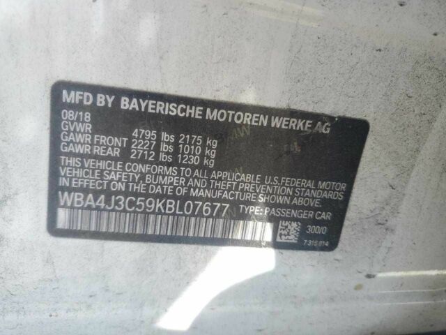 Белый БМВ 4 Серия, объемом двигателя 2 л и пробегом 80 тыс. км за 4000 $, фото 11 на Automoto.ua