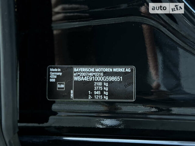 Черный БМВ 4 Серия, объемом двигателя 2 л и пробегом 215 тыс. км за 19399 $, фото 79 на Automoto.ua