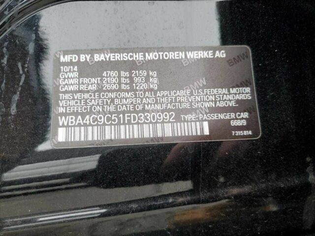 Черный БМВ 4 Серия, объемом двигателя 0 л и пробегом 66 тыс. км за 3800 $, фото 11 на Automoto.ua