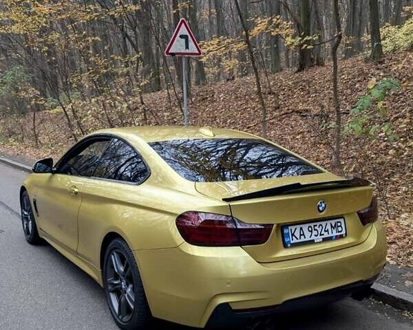 Желтый БМВ 4 Серия, объемом двигателя 2 л и пробегом 72 тыс. км за 24500 $, фото 3 на Automoto.ua