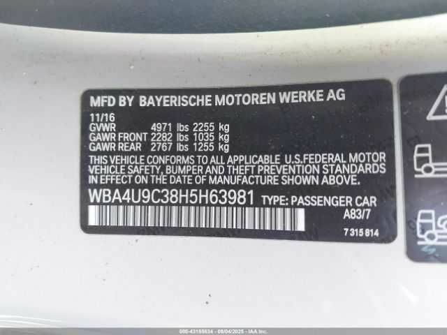 Серый БМВ 4 Серия, объемом двигателя 2 л и пробегом 52 тыс. км за 4100 $, фото 8 на Automoto.ua