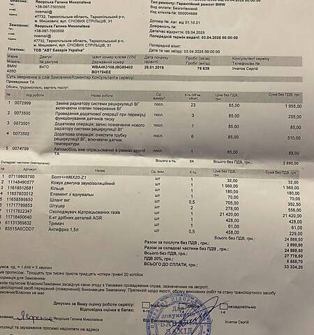 Сірий БМВ 4 Серія, об'ємом двигуна 2 л та пробігом 88 тис. км за 26300 $, фото 17 на Automoto.ua